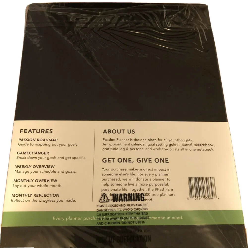Elite Black 12-Month Dated Planner
